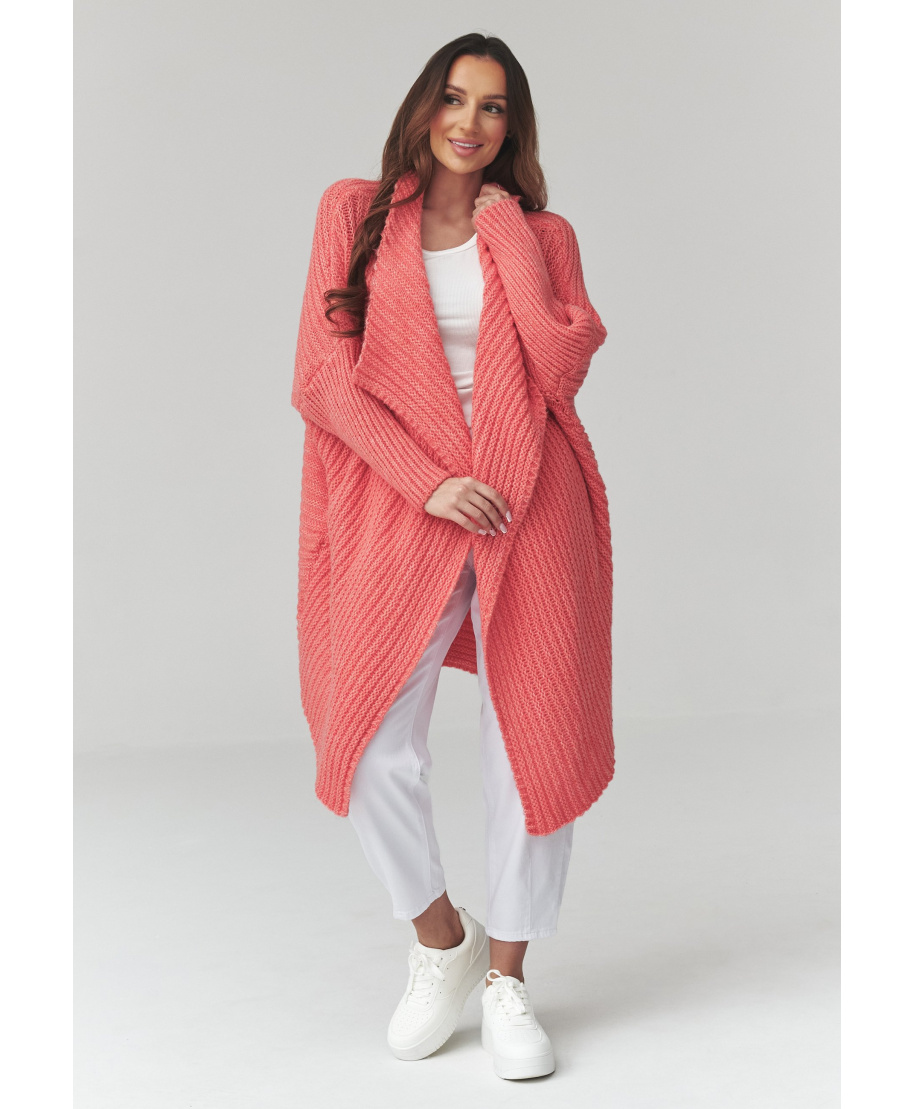 Moteriškas atviras kardiganas marakuja S173