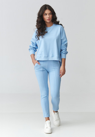 Dresowy komplektas moteriskas bliuzonas oversize ir dopasowane kelnes zydras M917