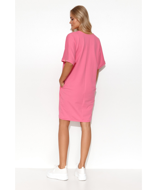 Sporta kimono stila kleita pūderrozā M778