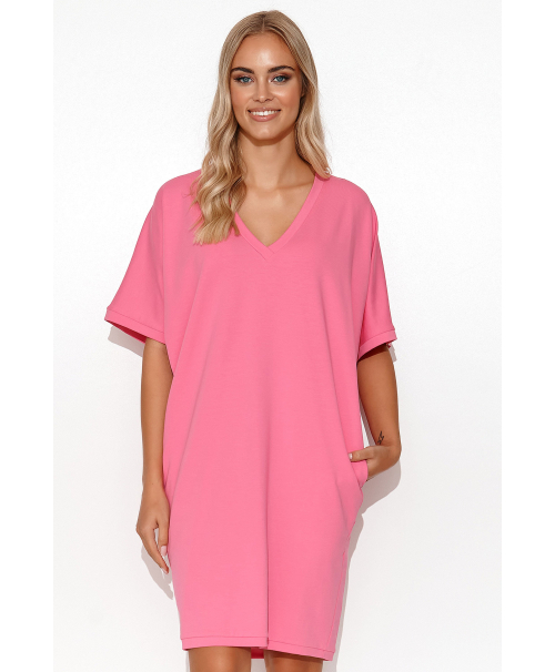 Sporta kimono stila kleita pūderrozā M778