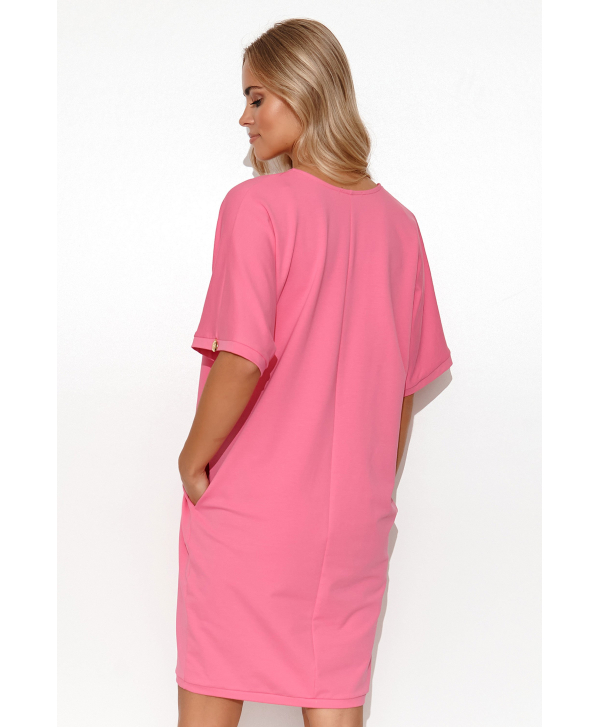 Sporta kimono stila kleita pūderrozā M778