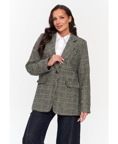 Elegancka marynarka damska  szara C73